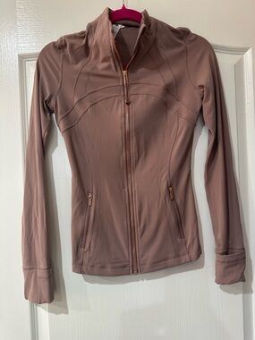 lululemon athletica Rose Taupe Full-Zip Utility Jacket-NEW